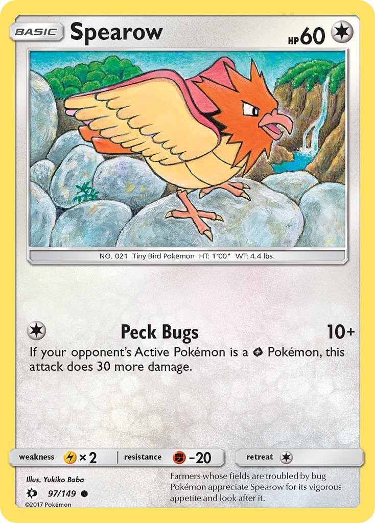 Spearow card artwork