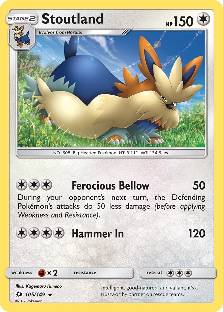 Stoutland card artwork