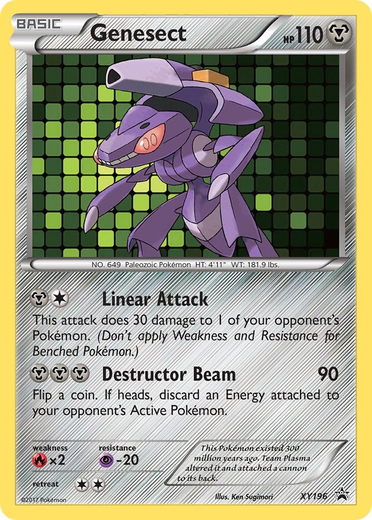 Cartas Pokémon TCG - Genesect-GX – Metal – HP180 Basic Pokemon Ability:  Double Cassette You may attach up to 2 Pokemon Tool cards to this Pokemon.  (If this Ability stops working, discard