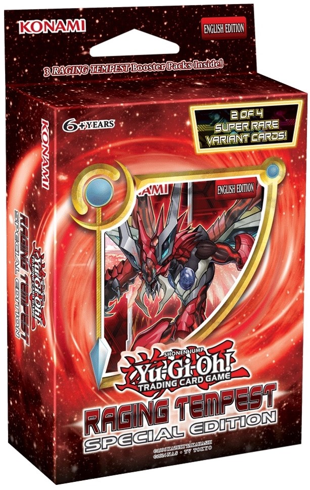 Raging Tempest Special Edition 3-Booster Box Factory Sealed Yu-Gi-Oh 