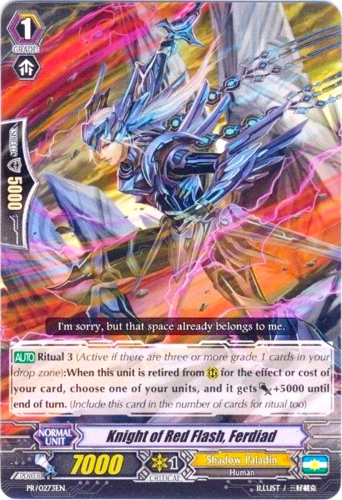 Knight of Red Flash, Ferdiad - Promo Cards - Cardfight Vanguard