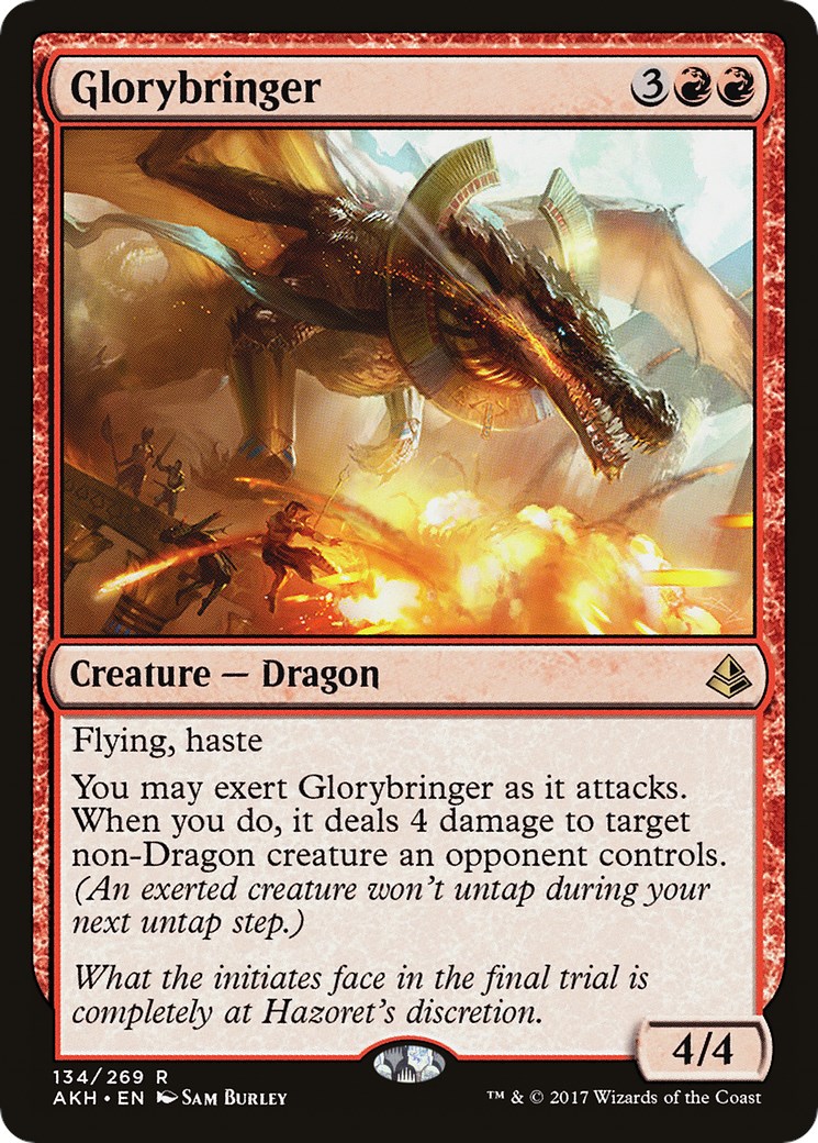 Glorybringer Amonkhet Magic The Gathering