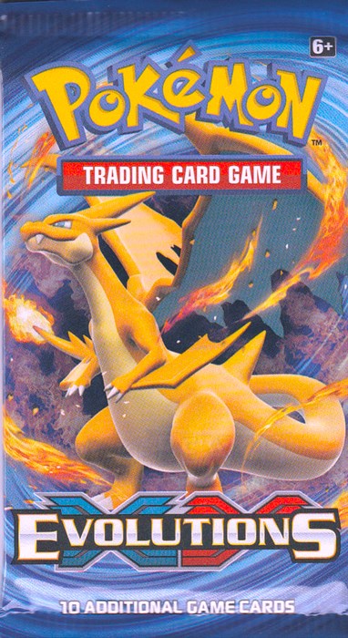 4 Pokemon XY Evolutions 3 Card Booster Packs Charizard for sale online 