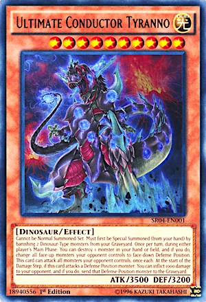 Ultimate Conductor Tyranno - Structure Deck: Dinosmasher's Fury - YuGiOh