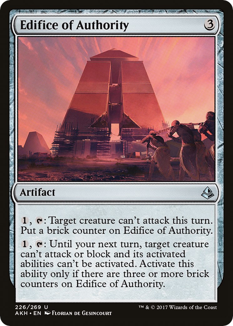 Edifice of Authority - Amonkhet - Magic: The Gathering