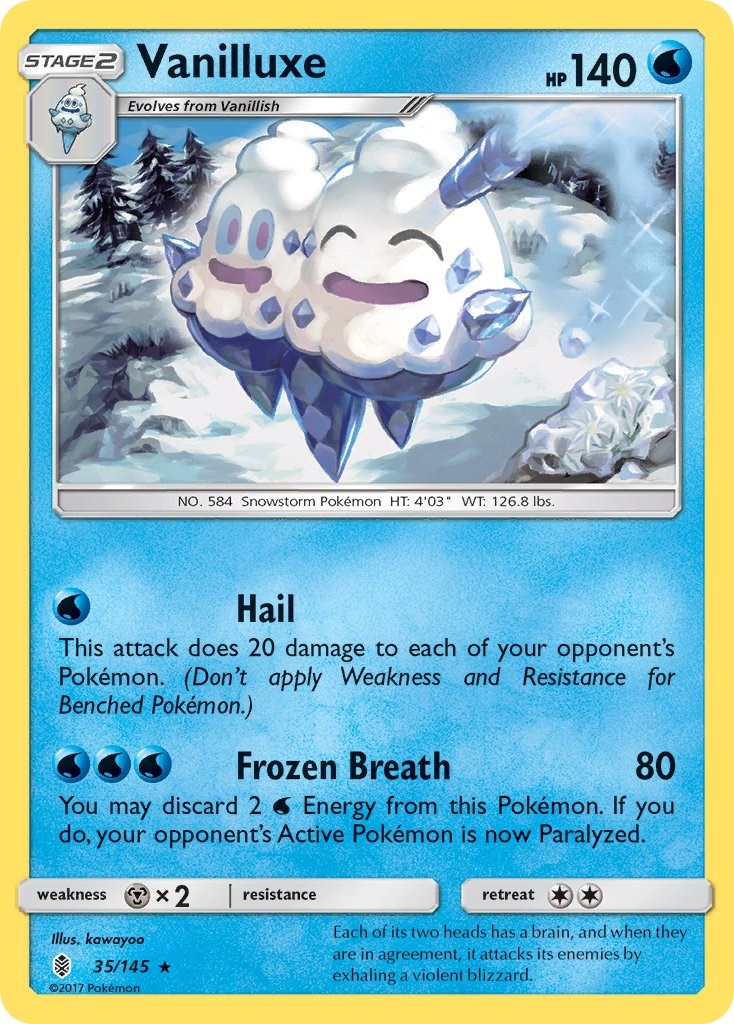 Vanilluxe card artwork