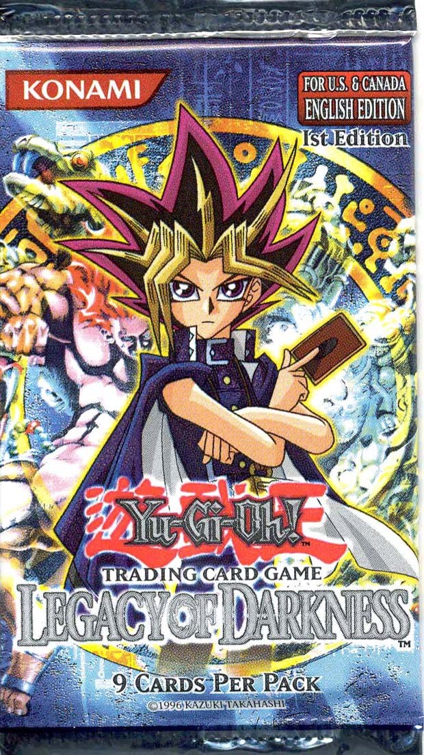 Yu-Gi-Oh LEGACY of DARKNESS 1ST ED BOOSTER PACK FREE SHIP 