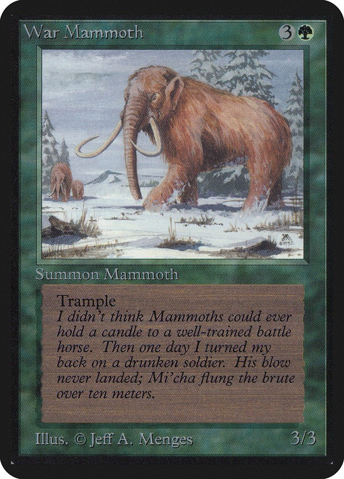 War Mammoth - Alpha Edition - Magic: The Gathering