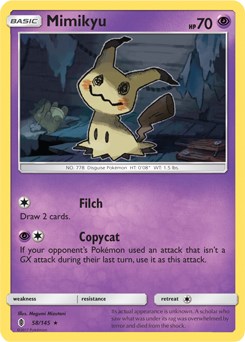 Mimikyu card artwork