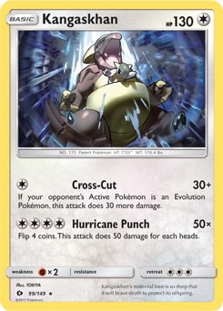 Kangaskhan card artwork