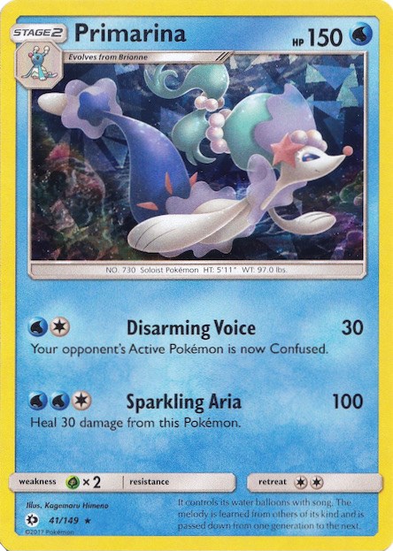 Primarina card artwork