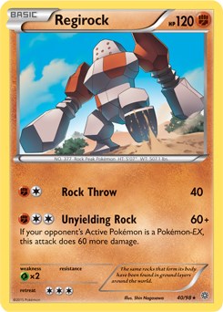 Regirock card artwork
