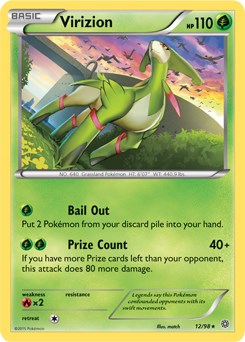 Virizion card artwork