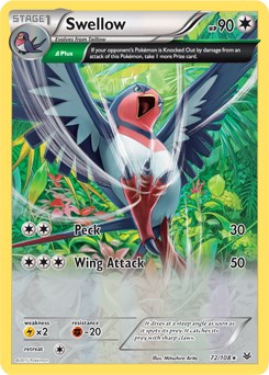 Swellow card artwork