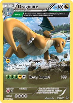 Dragonite card artwork
