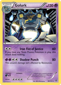 Golurk card artwork