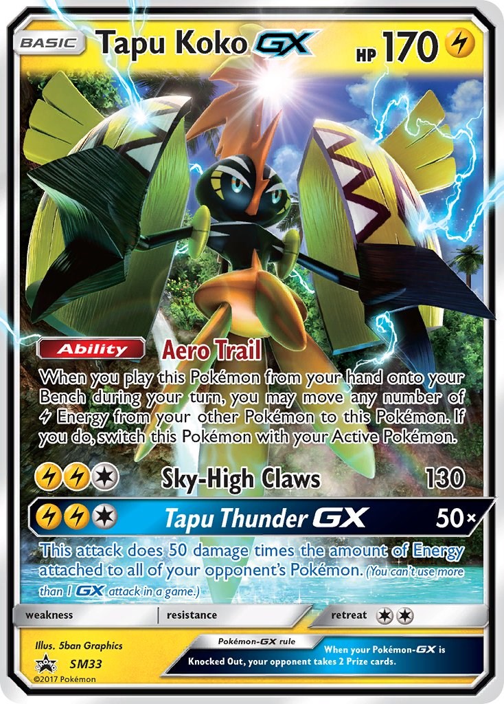 Tapu Koko GX - SM33