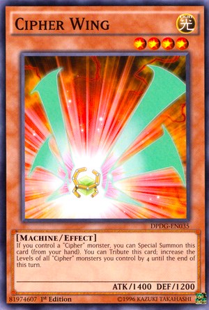 Cipher Wing - Duelist Pack: Dimensional Guardians - YuGiOh