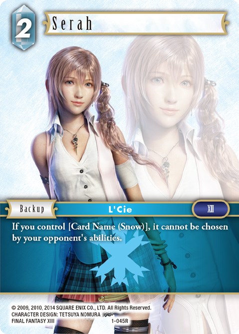 Serah Opus I Final Fantasy Tcg