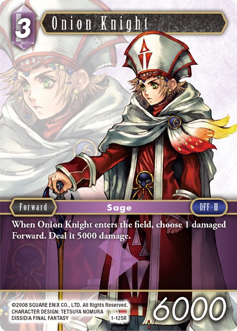 Onion Knight Sage Opus I Final Fantasy TCG   132499 