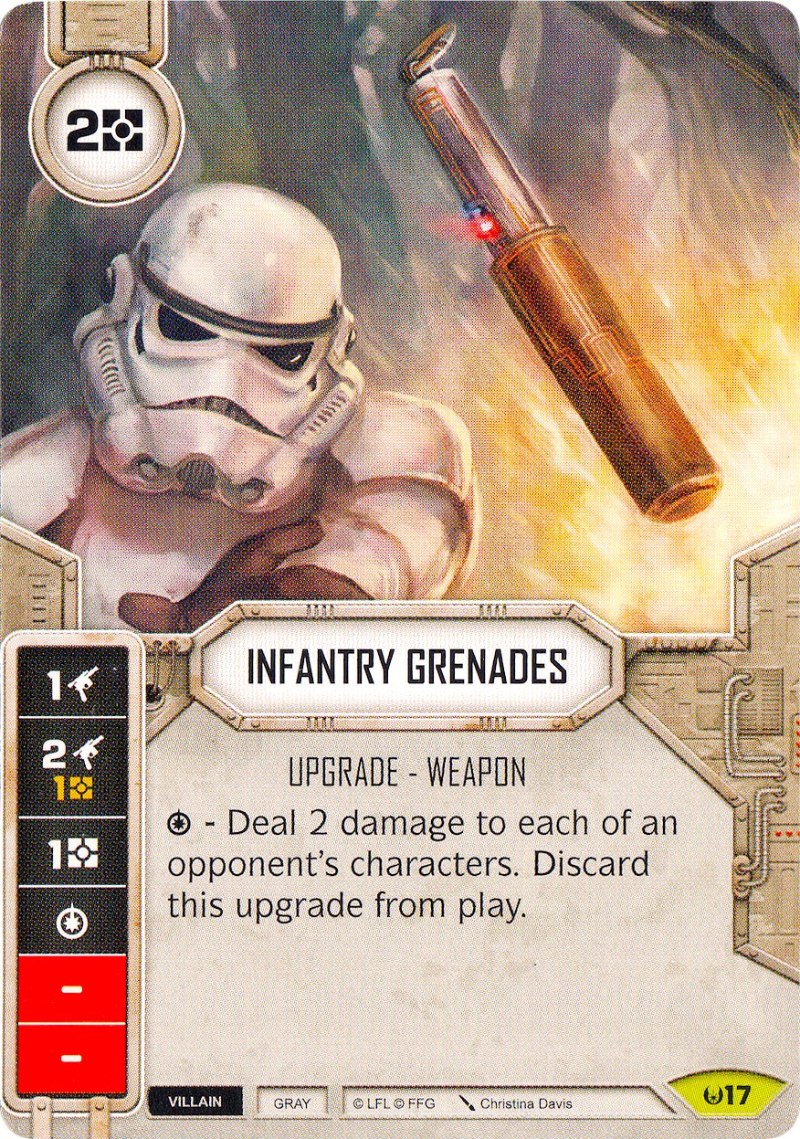Infantry Grenades Awakenings Star Wars Destiny