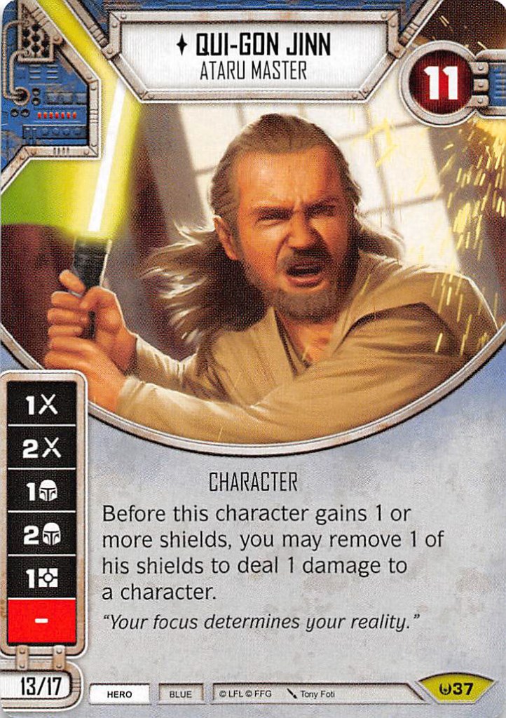 Qui-Gon Jinn - Defiant Jedi Master (ATG) Legendary – Gameshop of Destiny