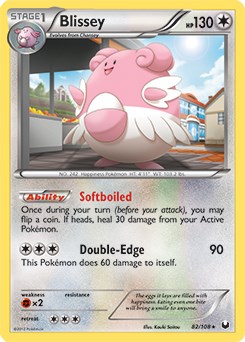 Blissey card artwork