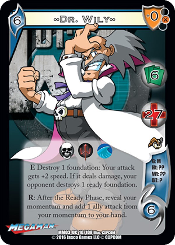 Dr. Wily - Mega Man: Battle for Power - UniVersus