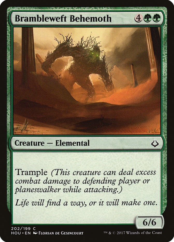 Brambleweft Behemoth Hour Of Devastation Magic The Gathering   135020 