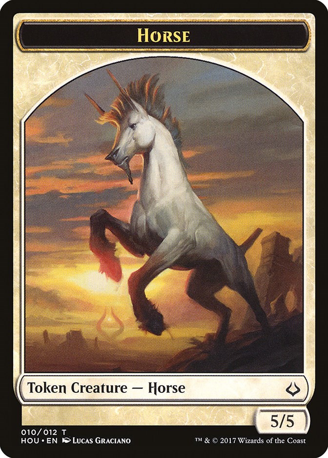 Horse Token Hour of Devastation Magic The Gathering