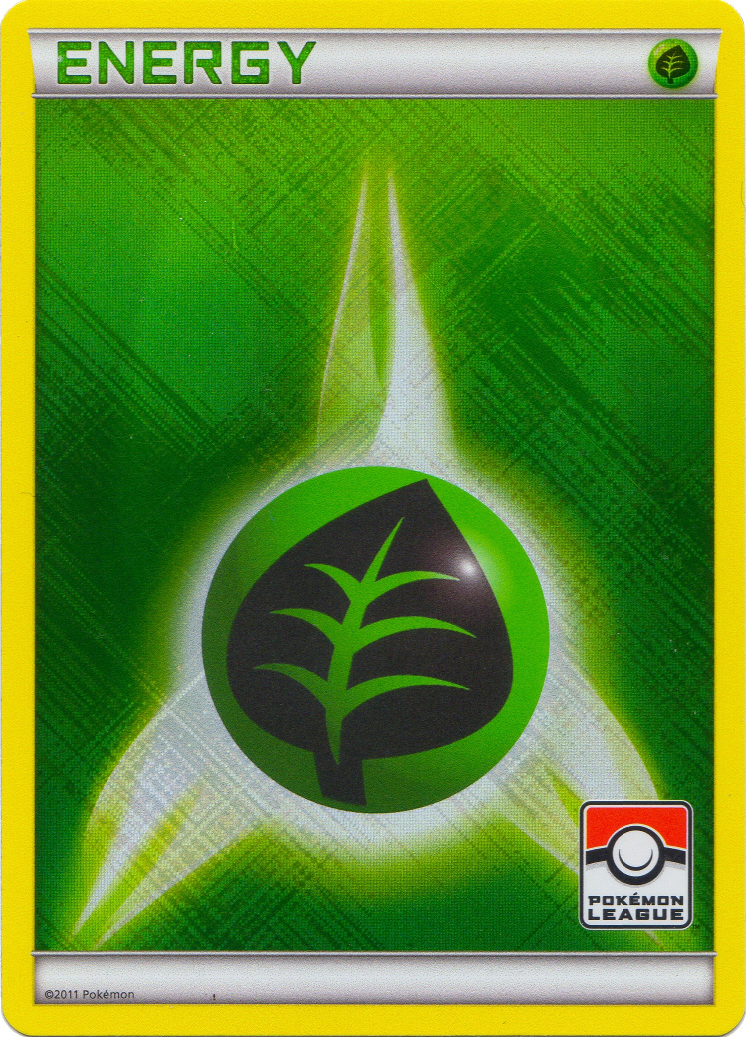 Grass Energy (2011 Pokemon League) - League & Championship Cards - Pokemon