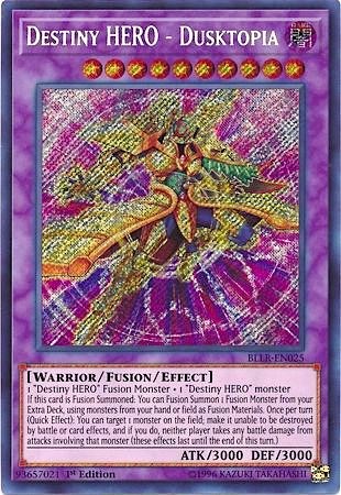 Destiny Hero Héroe Del Destino Dusktopía Secret Raro Yugioh | Cuotas sin interés