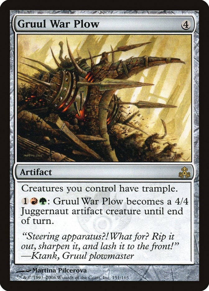 Gruul War Plow Guildpact Magic The Gathering