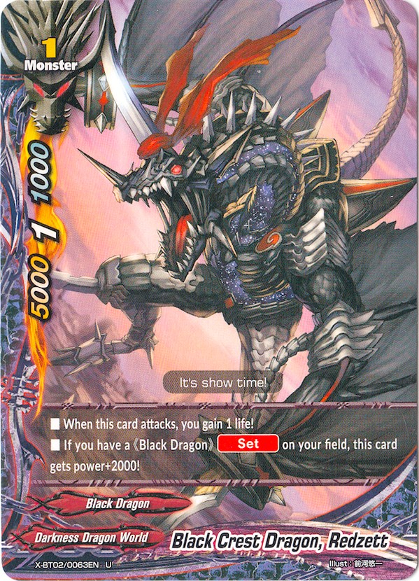 Black Crest Dragon, Redzett - Chaos Control Crisis - Future Card BuddyFight