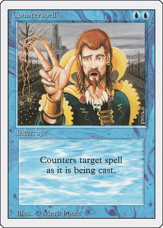 Counterspell Revised Edition Magic The Gathering
