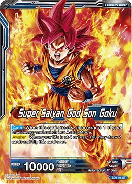 Son Goku Super Saiyan God (Red and Blue) Dragon Ball Super