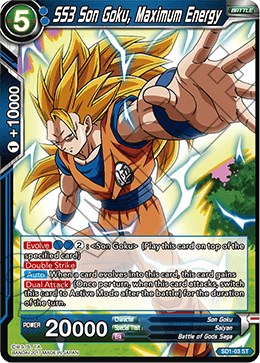 SS3 Son Goku, Maximum Energy - Galactic Battle - Dragon Ball Super CCG