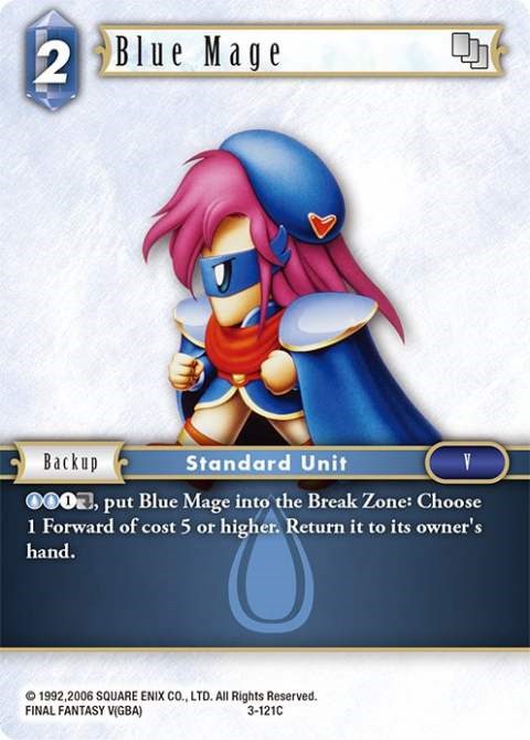 Blue Mage - Opus III - Final Fantasy TCG