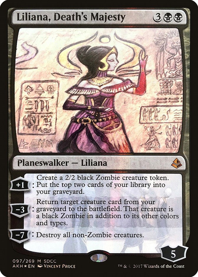 Liliana, Death's Majesty (sdcc 2017 Exclusive) - Media Promos - Magic 