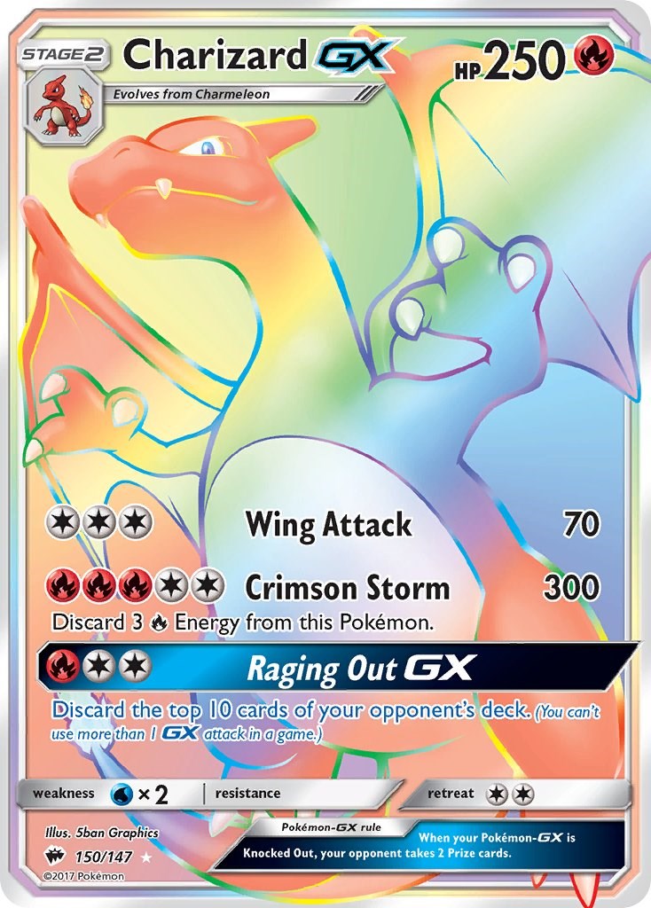 Carta Pokemon Charizard-GX