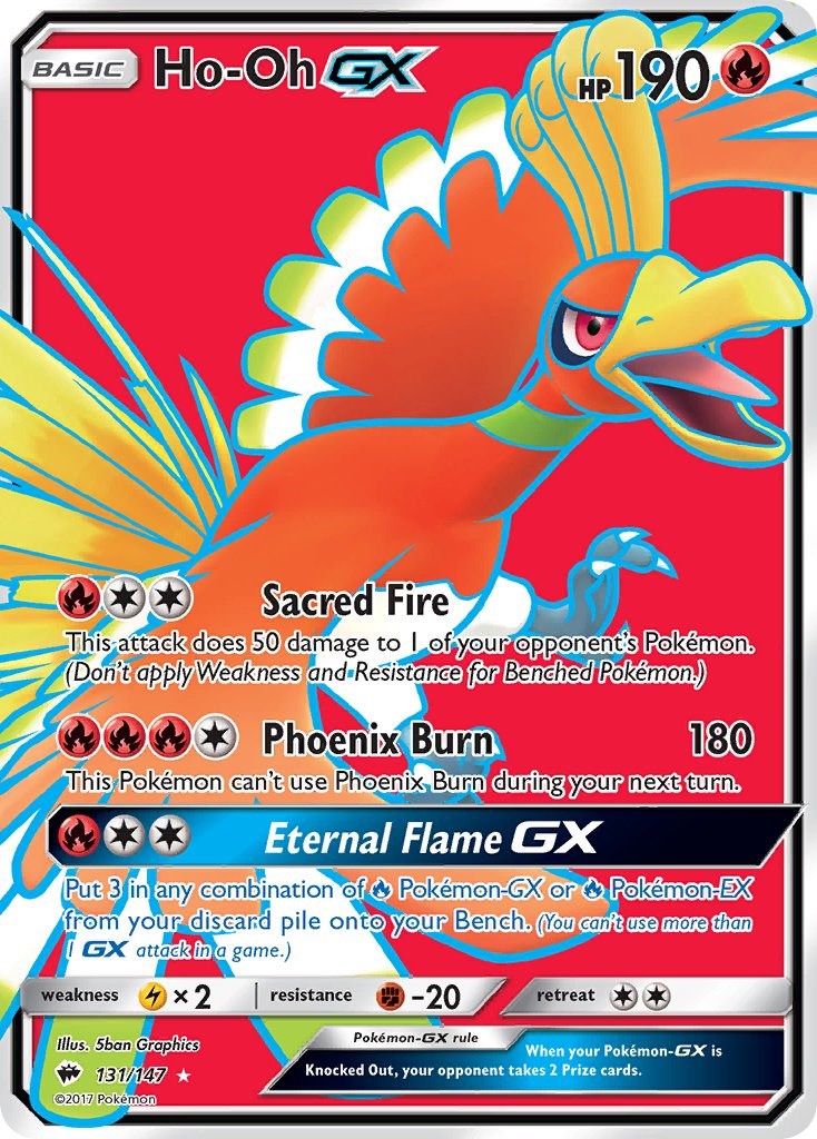 Ho-oh GX - Seen the Rainbow Battle #12 Pokemon Card