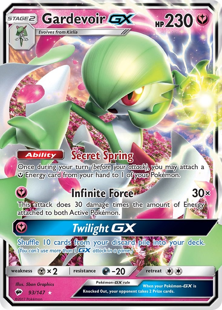 Gardevoir GX - SM - Burning Shadows - Pokemon