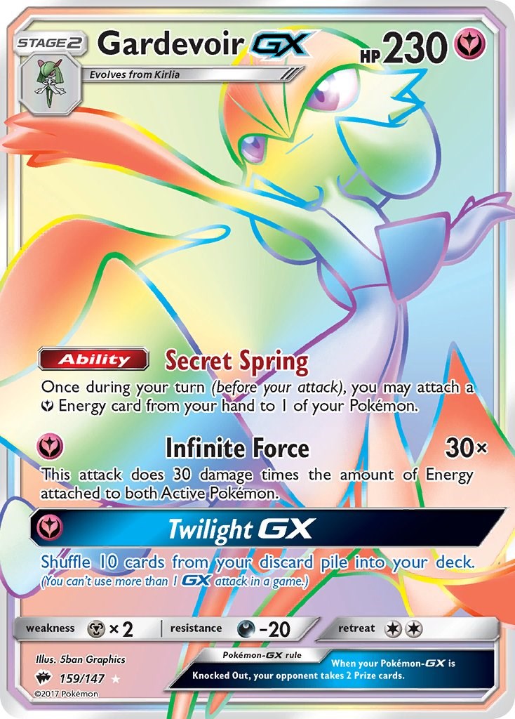 Pokemon TCG - SM8b - 092/150 (RR) - Gardevoir GX