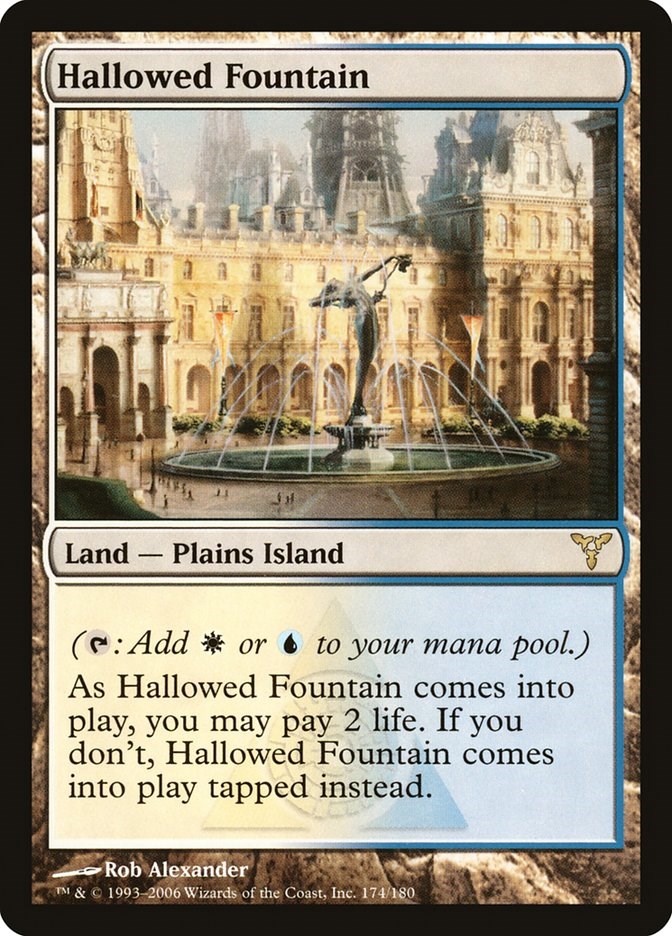 Hallowed Fountain - Dissension - Magic: The Gathering
