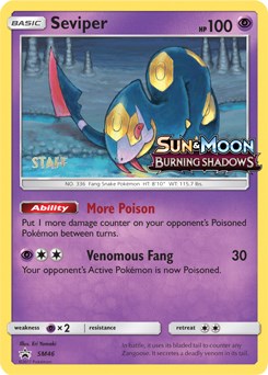 Seviper card artwork