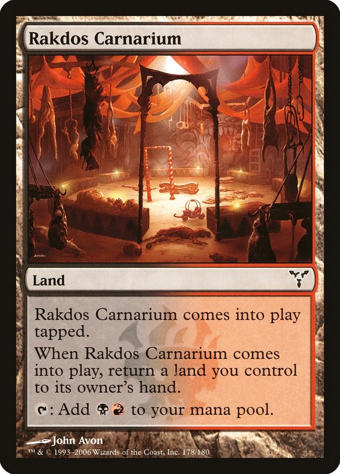 Rakdos Carnarium Dissension Magic The Gathering