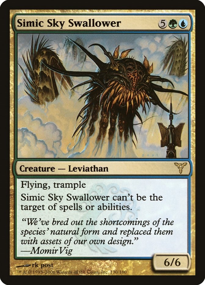 Simic Sky Swallower Dissension Magic The Gathering