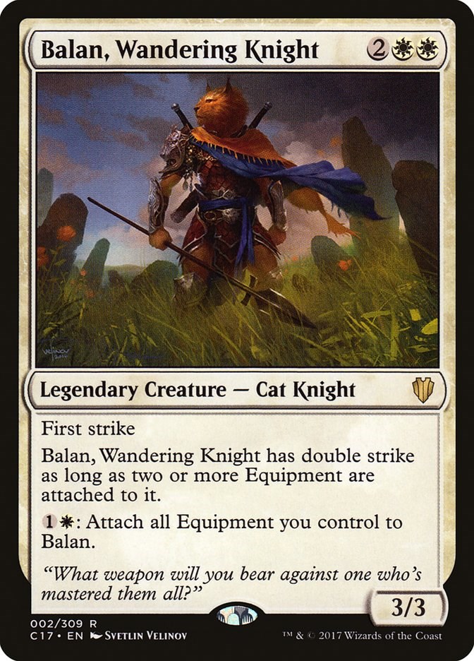 Balan Wandering Knight Commander 2017 Magic The Gathering   139785 