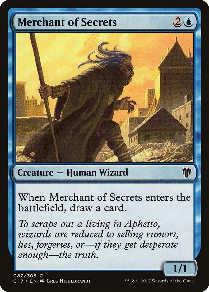 Merchant Of Secrets - Commander 2017 - Magic: The Gathering