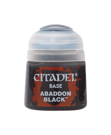 Citadel Base Paint: Abaddon Black - Citadel Paint Pots - Citadel Paints